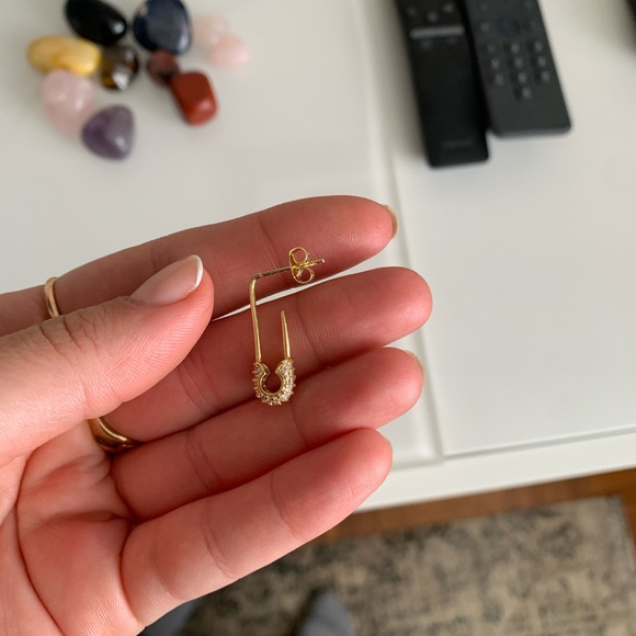 Gold plated silver 925 earrings - Picture 8 of 8